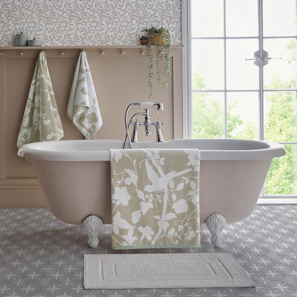 Oriental Garden Towels - Dove Grey